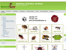 Tablet Screenshot of naturabor.cz